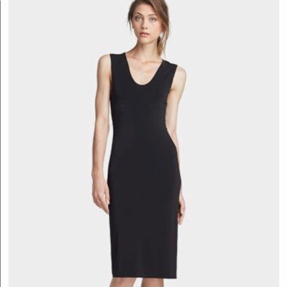 T by Alexander Wang Black Slim Dress